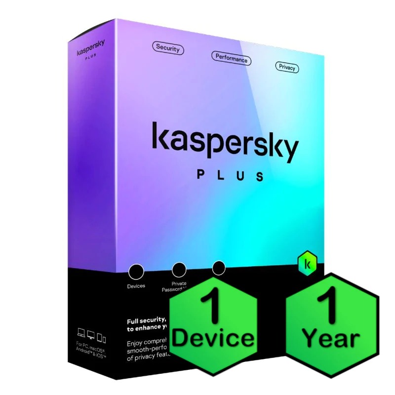 Kaspersky Plus
1 Device 1 Year